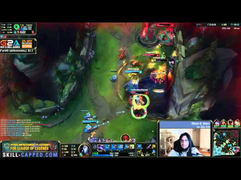 Imaqtpie - Kindred/Morgana vs Caitlyn/Thresh «Boss» (Ranked Gameplay)
