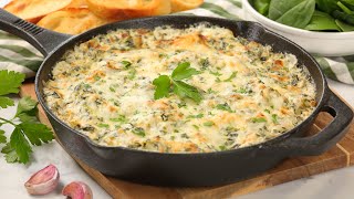 Spinach & Artichoke Dip | Easy & Impressive Holiday Appetizer