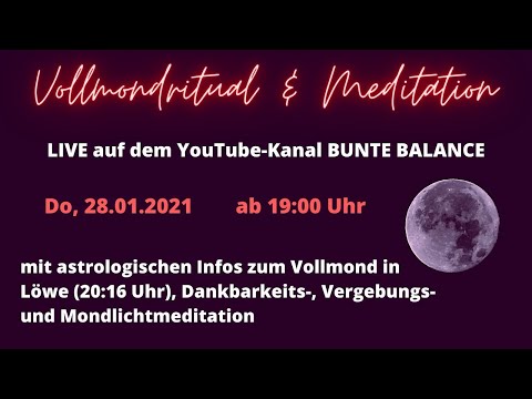 Vollmond in Löwe - Ritual und Meditation | Imbolc
