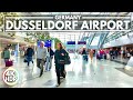 Düsseldorf International Airport DUS In Germany October 2024 Germans Escaping Cold Autumn 4K HDR