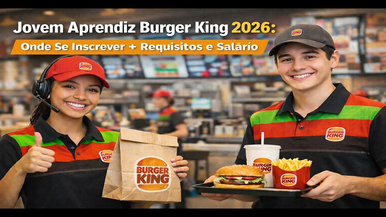 Thumbnail do vídeo explicativo Jovem Aprendiz Burger King