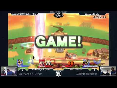 COTU XI - Masta Zenyou/pluto Vs. LLL | Mr.R/2Scoops | Larry Lurr SSB4 Winners Finals - Smash Wii U