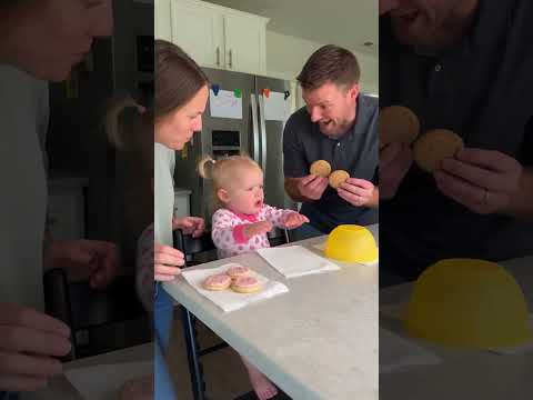 Baby’s Cookie Challenge Takes an Unexpected Turn! 😂🍪 #familyfun