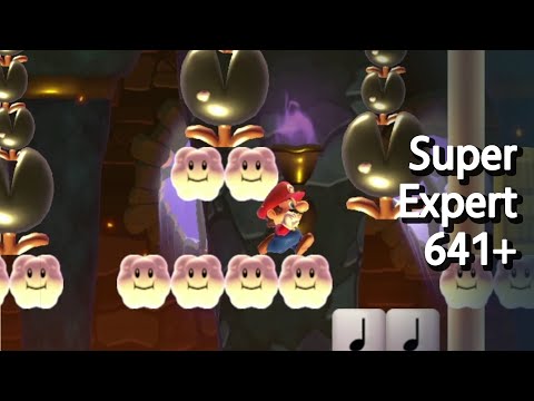 Super Expert Endless 641+ Clears in Mario Maker 2