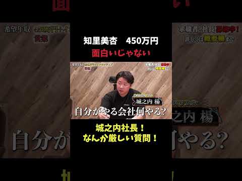 経済学科 厳しい質問はお任せあれ！ 【知里美杏】 希望年収450万円