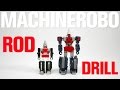 Action Toys Machine Robo マシンロボ Revenge Of Cronos Rod Drill Review