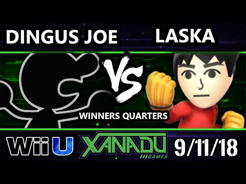 S@X 267 Smash 4 -  Dingus Joe (Game and Watch) Vs.  Laska (Mii Brawler) Wii U Winners Quarters
