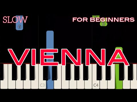 VIENNA [ HD ] - BILLY JOEL | EASY PIANO