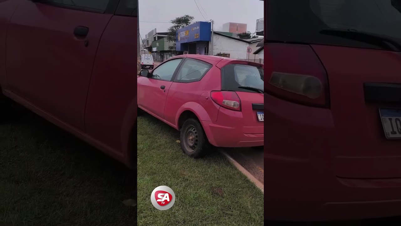Motorista fica ferido em acidente no centro de Itapiranga