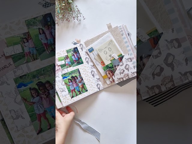 Vídeo relacionado con Scrapbooking 80 Páginas Blanco Album De Fotos Scrapbookincluye 6 Bolígrafos Metálicos De Colores DIY Scrapbooking Album Fotos Kit Para Regalo De Cumpleaños,Graduación,Aniversario