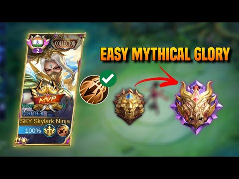 NEW HANABI BEST BUILD FOR SOLO RANK PUSH IN NEW SEASON 28 | EASY MYTHICAL GLORY WITH HANABI IN MLBB