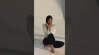 今井美桜のある日の撮影風景📷🌸 韓国メイクしてもらったよ🫶🫶