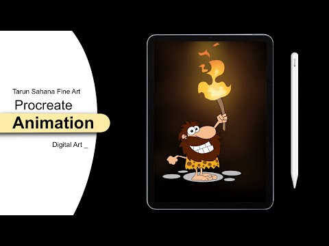 Procreate fire animation tutorial step by step with ipad 🔥