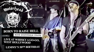 Download lagu MOTÖRHEAD – BORN TO RAISE HELL (FEAT. WHITFIELD CRANE) (LEMMY’S 50TH BIRTHDAY, 1995) mp3