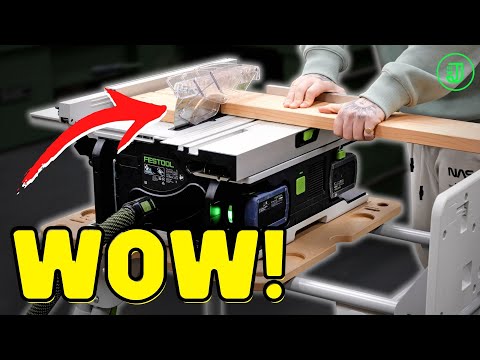 Kleine Werkstatt, wenig Platz? Die AKKU-TISCHKREISSÄGE von FESTOOL verändert alles! | Jonas Winkler