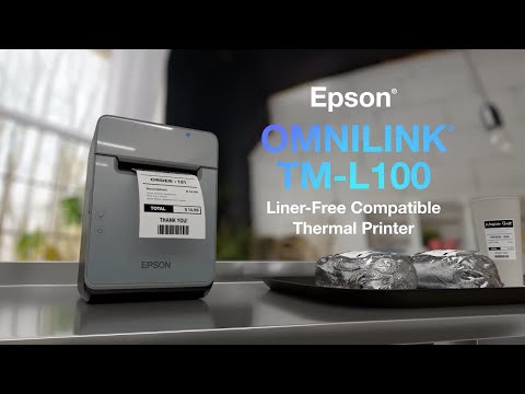 Enhance your customers’ experience with the EpsonTM-L100 label printer
