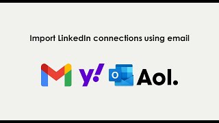 How to import LinkedIn connections from Linked500.com using email