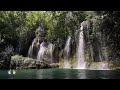 5 Minute Music Meditation | 5 Minutes to Calm | Scenic Waterfall and Nature Sounds