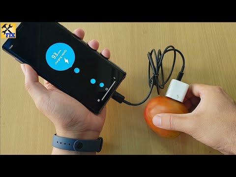 Mobile Charger Making By Tomato