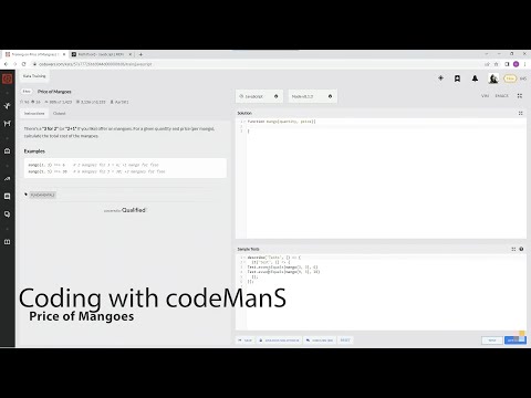 (Archived) Codewars 8 kyu Price of Mangoes JavaScript