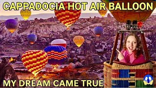 Cappadocia Hot Air Balloon Ride 4K | Once In A Lifetime Experience |My Dream Came True Turkey EP-13