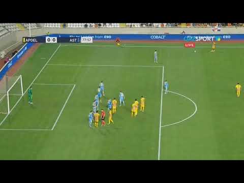 Caju Goal Against Astana (Apoel 1-0 Astana) 2018