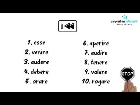 Latein - Einfach erklärt: Vokabeln lernen - die 100 wichtigsten Verben Teil 1 (1 -10)