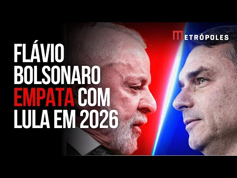 Eleições 2026: Lula lidera 1º turno, mas empata com Flávio no 2º, diz Paraná Pesquisas