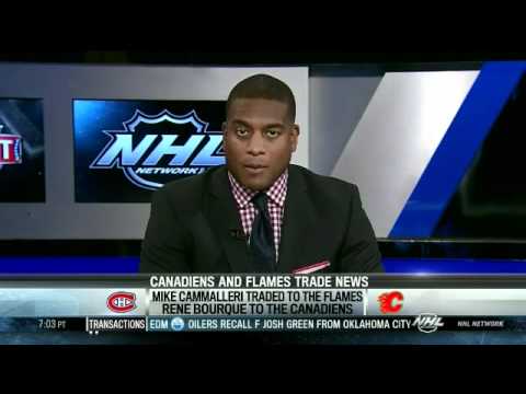 Mike Cammalleri Traded To Calgary Flames For Rene Bourque