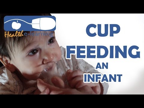 How to cup feed an Infant | Health e-learning