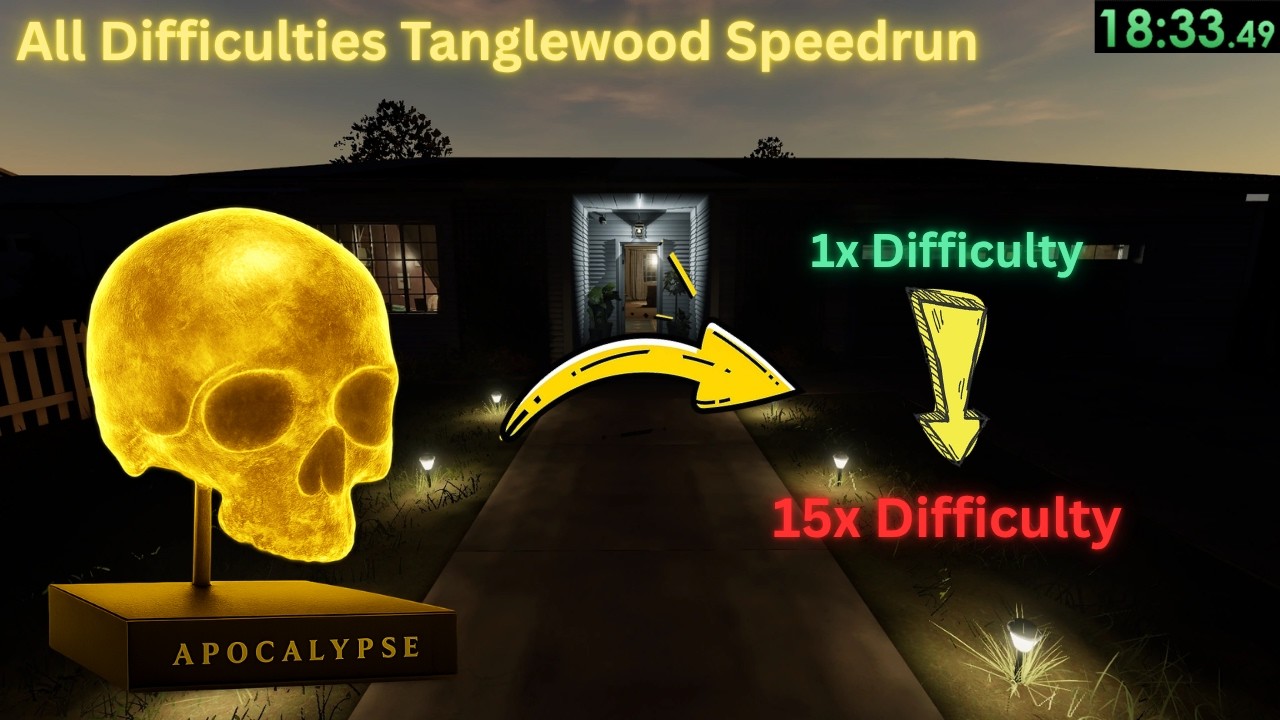 I Speedran EVERY Phasmophobia Difficulty (1X to 15X)