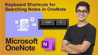 Keyboard Shortcuts for searching notes in Microsoft OneNote | OneNote 