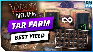 BEST Way To Farm Unlimited Tar Fast - Valheim Mistlands Tar Growth Farming Guide