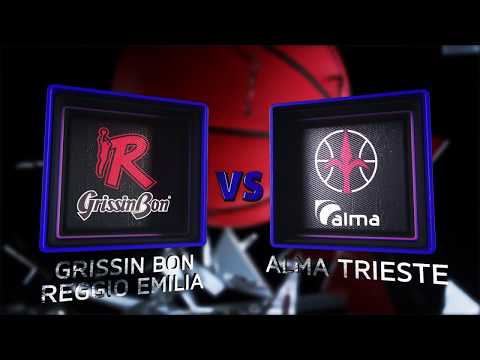 Highlights/ Grissin Bon Reggio Emilia - Alma Trieste 11° turno LBA Serie A PosteMobile