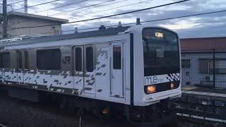 バグで見れない人がいたので再投稿     川越線の指扇駅にてMEUTRAINの発車シーン