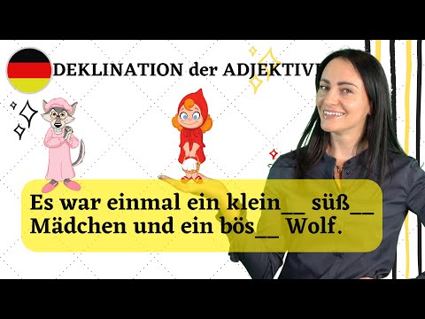 🇩🇪 Deklination der Adjektive: von A2 bis C1!
