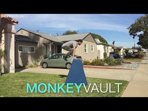 10 Beginner Parkour and Free Running Vaults Slow Motion