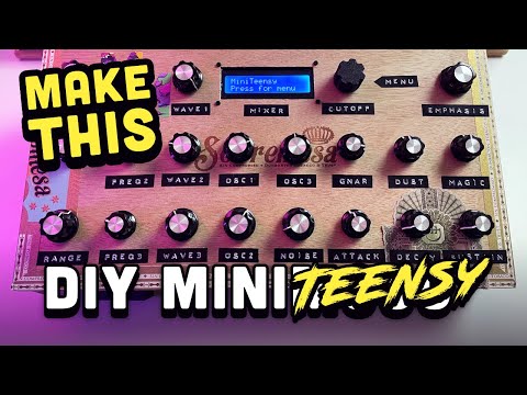 DIY Minimoog Inspired Synth | A Teensy Powered Tribute