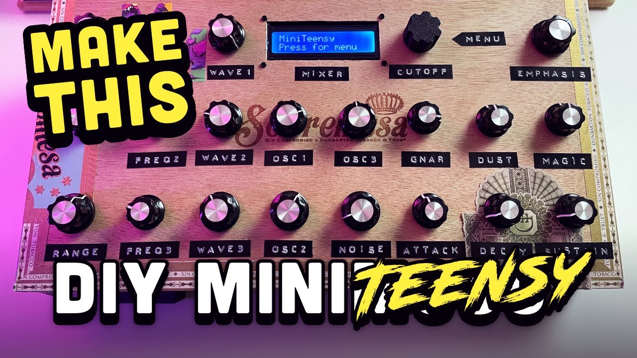 DIY Minimoog Inspired Synth | A Teensy Powered Tribute