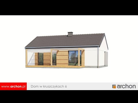 Dom w kruszczykach 6 – Mała, nowoczesna parterówka I ARCHON+ Projekty Domów