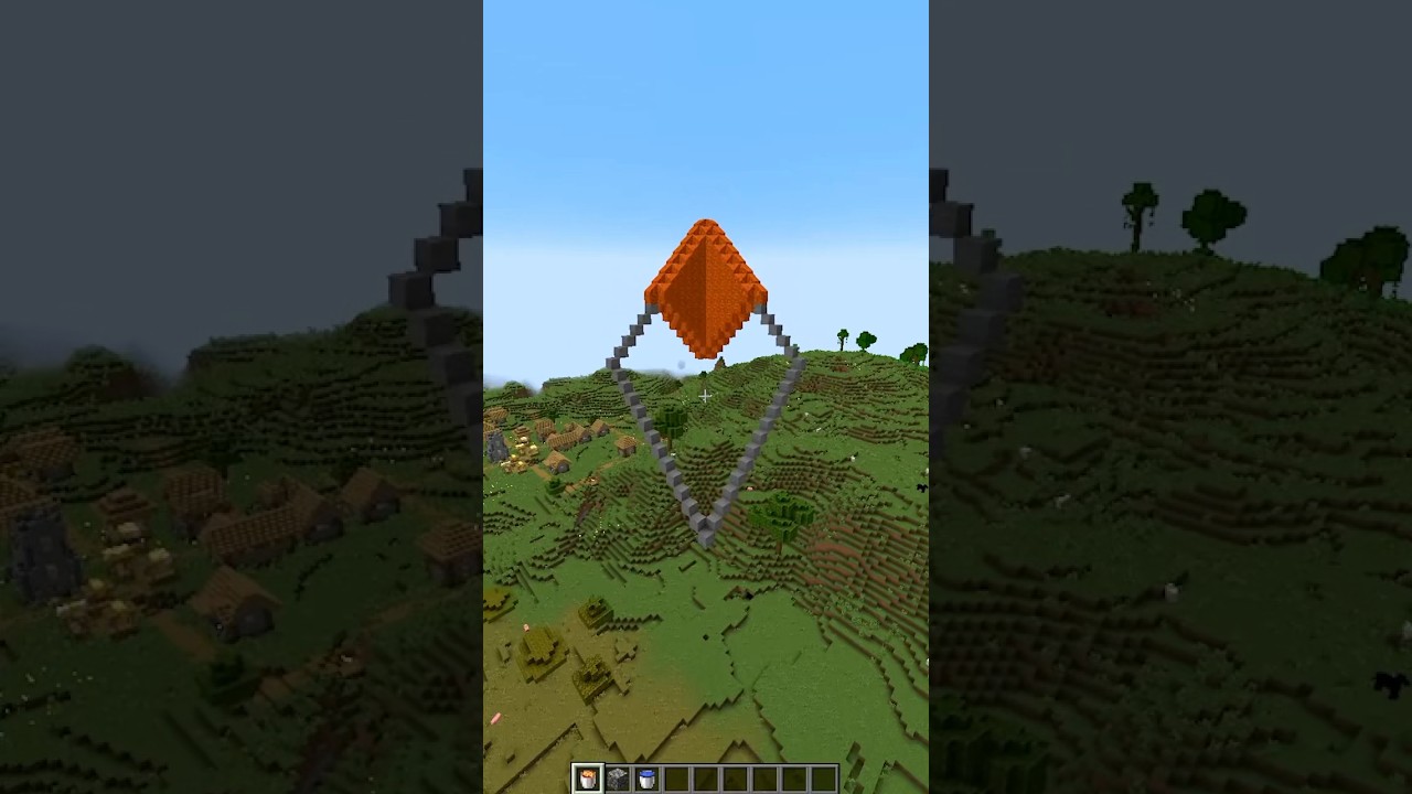 Minecraft Easy Tower Lava Cast 😬 #Shorts