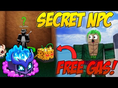TOP SECRET NPC IN 1ST SEA That You MISSED | FREE Gas Fruit Roblox 2025!