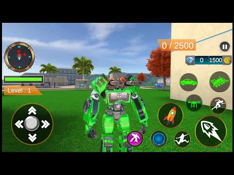 Train Robot Car Game 3D - Android Gameplay