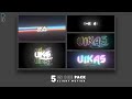 5 In One Intro Preset Pack || Free Intro Pack For Alight Motion