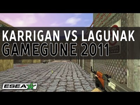 CS 1.6 Classic Throwback - ESC Gaming.se Karrigan vs Lagunak 4K Round - GameGune 2011