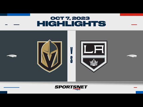NHL Pre-Season Highlights | Golden Knights vs. Kings - October 7, 2023