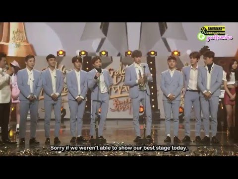 [ENG] 160121 Golden Disc Awards 2016 EXO full cut