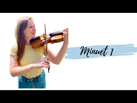 How to play Minuet 1 l Violin Tutorial