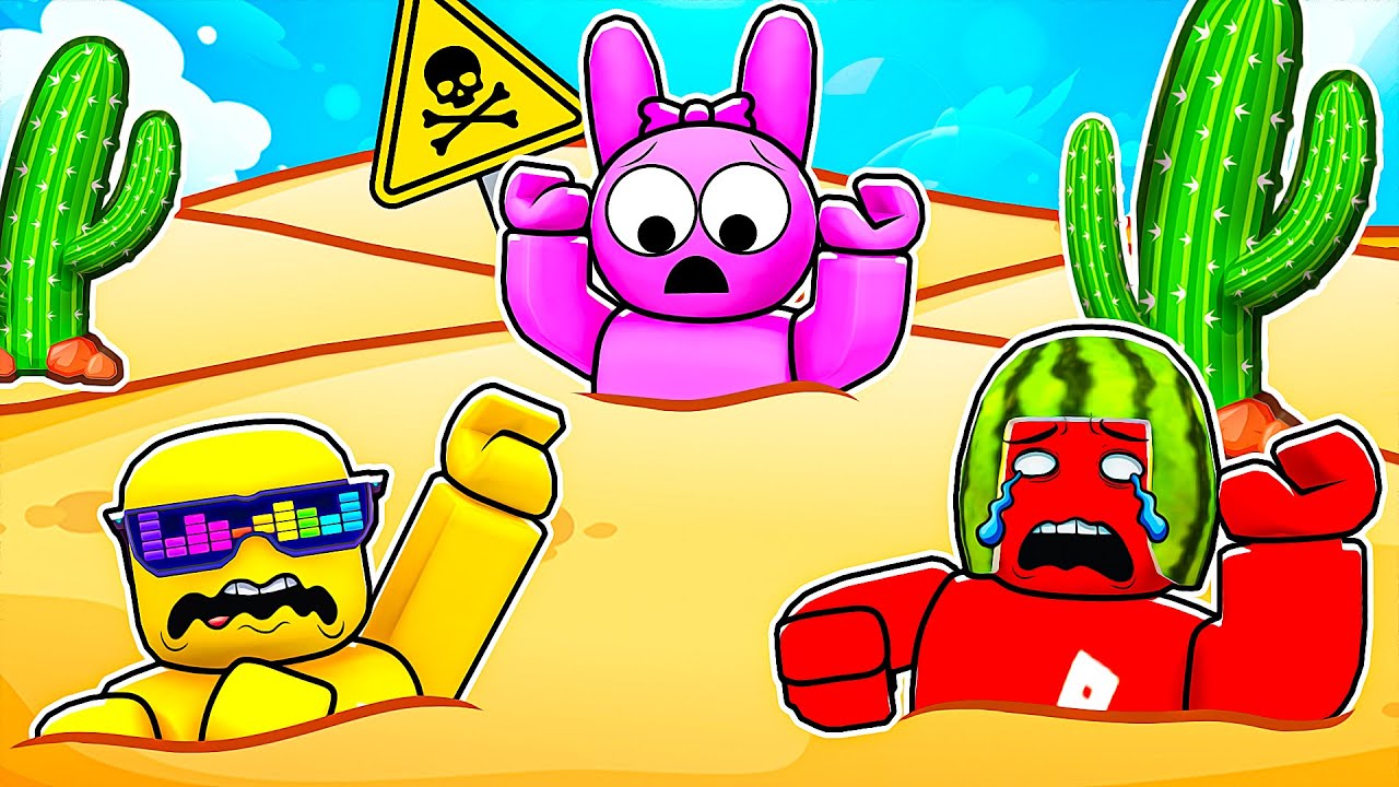 Can WE SAVE PINK SPRUNKI & ESCAPE ALL QUICKSAND TRAPS in Roblox? (Incredibox)