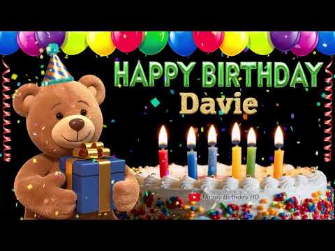Davie Happy birthday To You - Happy Birthday song name Davie 🎁 🎂